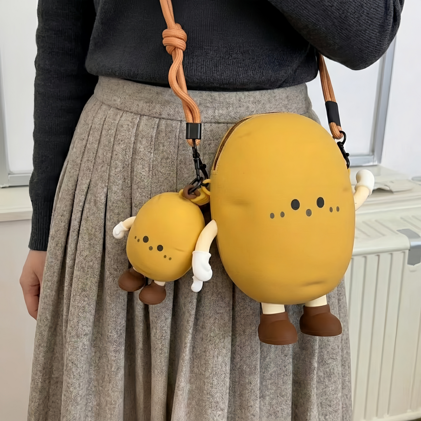 Squishy Silicone Mini Shoulder Bag & Coin Purse
